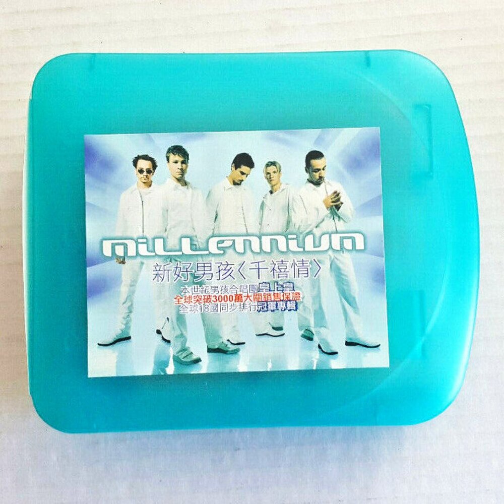 BACKSTREET BOYS Millennium CD IMPORT promo BOXSET + w/ Mousepad Collector Cards